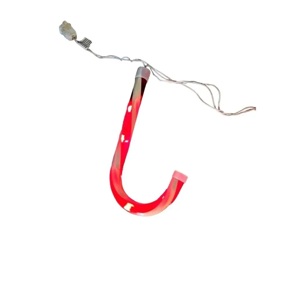 Vintage Lighted Candy Canes Each Candy is 10 Inches Entire Strand is‎ 14 Ft.